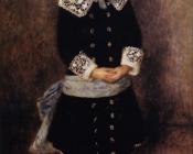 皮埃尔 奥古斯特 雷诺阿 : Marthe Berard, Girl Wearing a Blue Sash